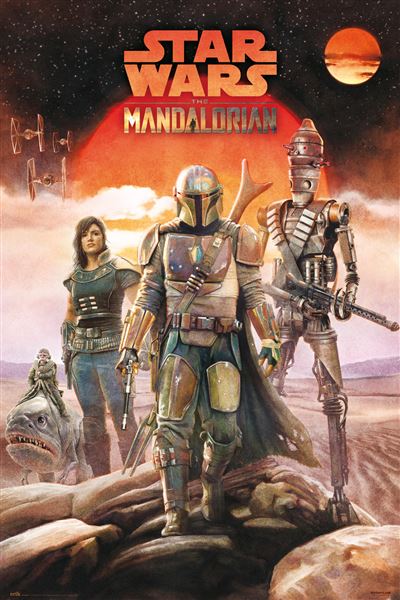 Poster Star Wars The Mandalorian Crew