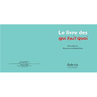 Livre des qui fait quoi (Le)