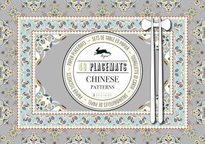 Chinese patterns, 48 sets de table en papier