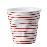 Gobelet 18 cl Revol Froissés Cappuccino Marinière Rouge_0
