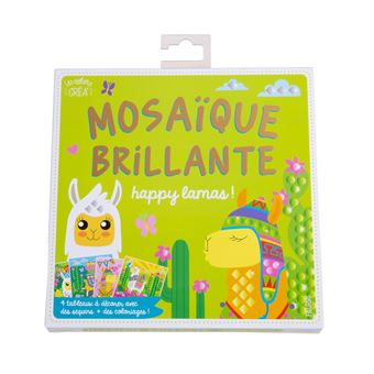 Mosaïque brillante happy lamas !