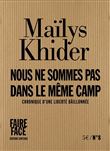 Nous ne sommes pas dans le même camp