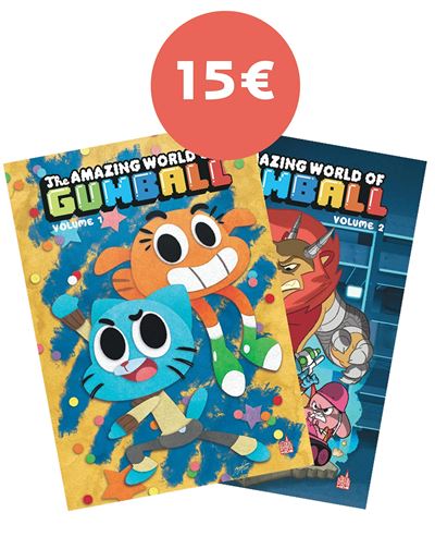 Pack Le Monde Incroyable de Gumball tome 1 + 2