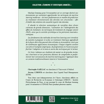 Machine Learning pour l’économétrie