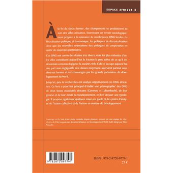 ONG en villes africaines