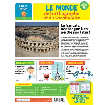 LE MONDE de l'orthographe et du vocabulaire  - Edition spéciale N°2