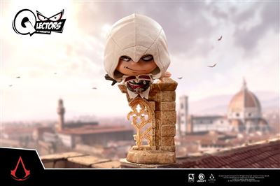 エツィオ LEAP OF FAITH Assassin's Creed Qlector Ezio Statue - Leap Of Faith - Produits