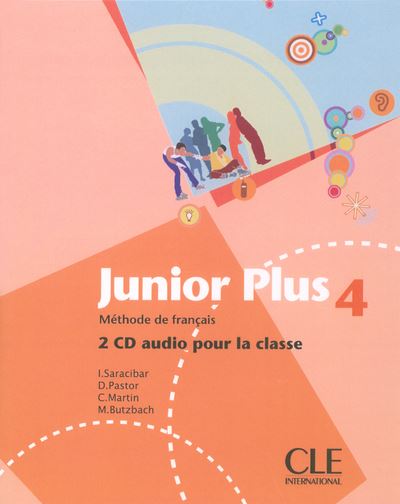 Cd coll junior plus niveau 4 methode de francais 2 cd audio pour la classe