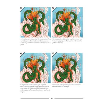 Créatures fantastiques aux feutres