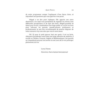 L'autisme et les graines du changement