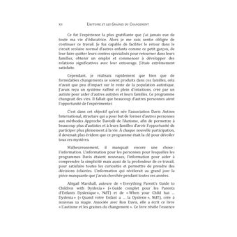 L'autisme et les graines du changement