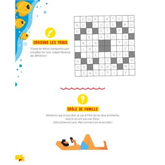 Beach book jeux de logique