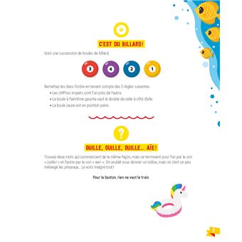 Beach book jeux de logique