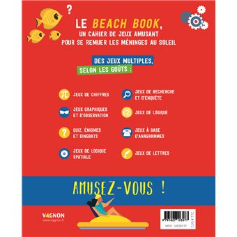 Beach book jeux de logique
