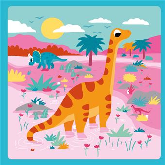 Pinceau surprise - Dinosaures