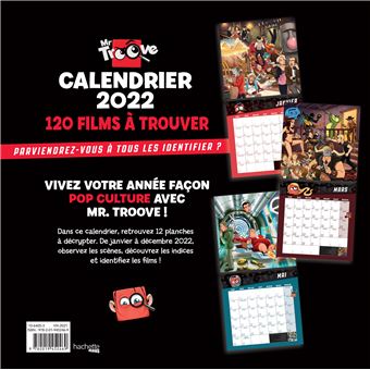 Calendrier mr. troove