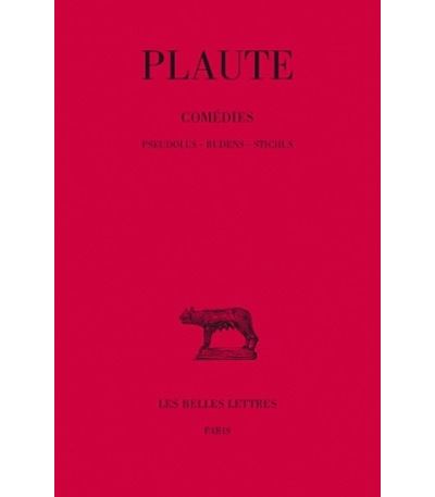 Comédies. Tome VI : Pseudolus - Rudens - Stichus -  Plaute - relié
