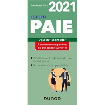 Le petit Paie 2021 - L'essentiel en bref
