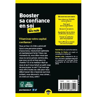 Booster sa confiance en soi pour les Nuls poche, 2e édition