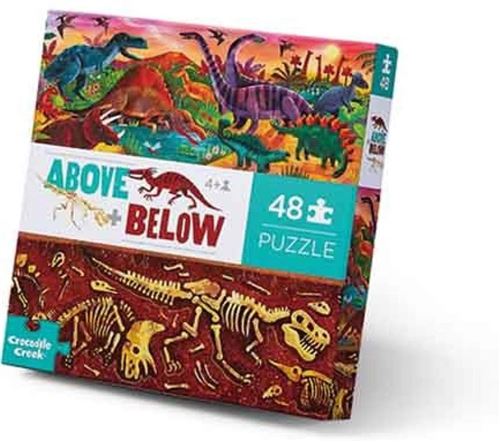 48 PC ABOVE & BELOW/DINOSAUR