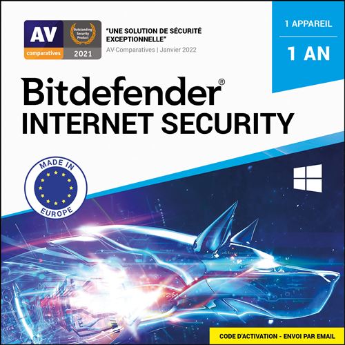 Bitdefender® Internet Security 1 an 1 appareil