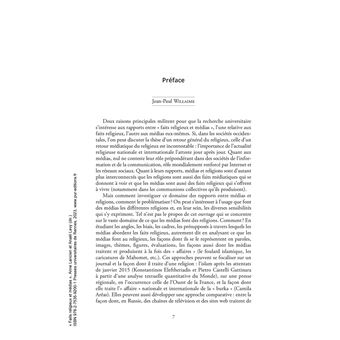 Faits religieux et médias