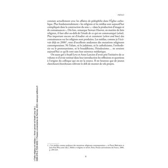 Faits religieux et médias