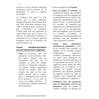 Quand faire l'amour n'est que souffrance