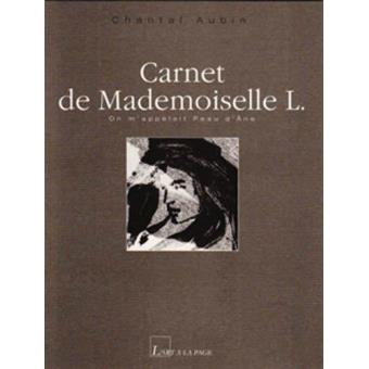 Carnet de mademoiselle l.