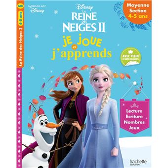 REINE DES NEIGES 2 - Je joue et j'apprends Moyenne section (4-5 ans)