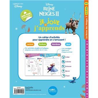 REINE DES NEIGES 2 - Je joue et j'apprends Moyenne section (4-5 ans)