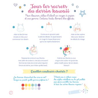 Mes licornes à dessiner en pas à pas