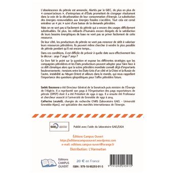 Les producteurs face à l'obsolescence annoncée du pétrole