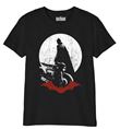 T-shirt Batman et Catwoman Noir