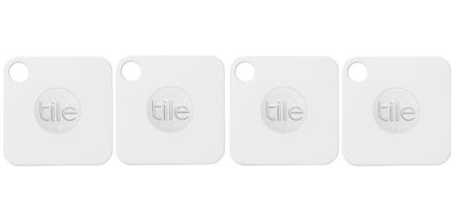 Pack de 4 porte-clés Tile Mate Tracker Blanc