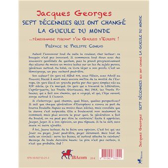 Sept décennies qui ont changé la gueule du monde