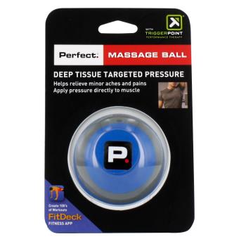 Balle de massage Perfect Fitness Massage Ball Bleue