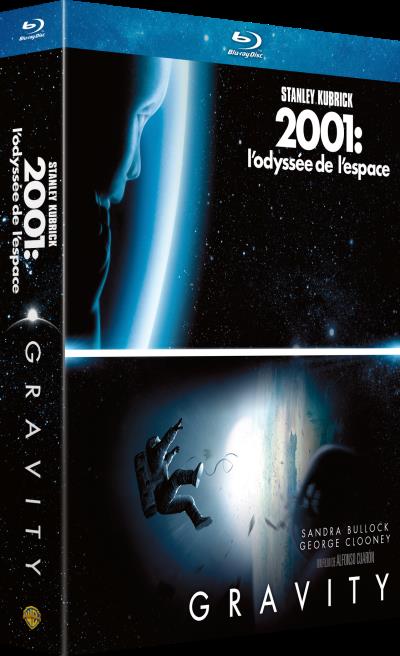 Gravity + 2001, l'odyssée de l'espace Coffret Blu-Ray
