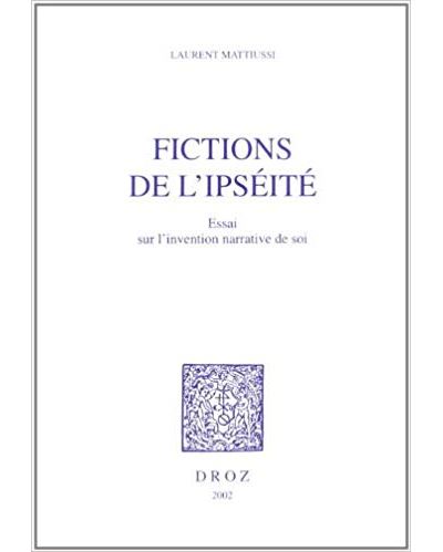 Fictions de l'ipséité