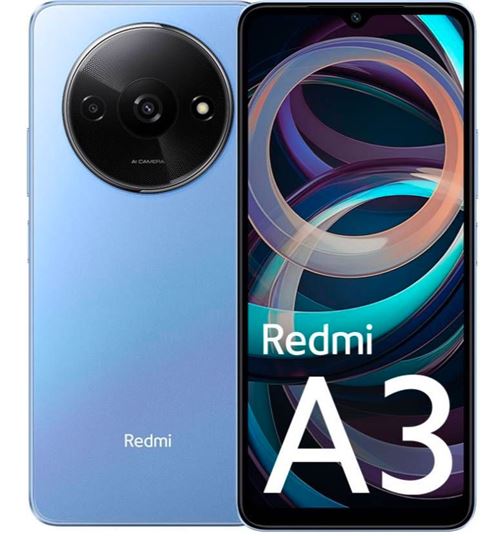 Smartphone Xiaomi Redmi A3 Double nano SIM 64 Go 6.5 Star Blue