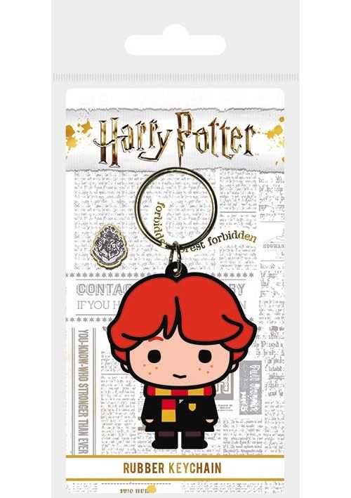 HARRY POTTER-PORTE-CLÉS CAOUTCHOUC-RON CHIBI