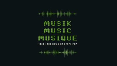 Musik Music Musique 1980 The Dawn Of Synth Pop