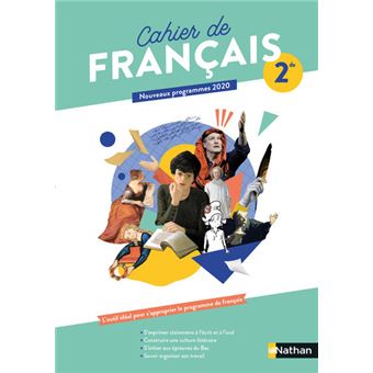 Cahier de francais 2de - 2020