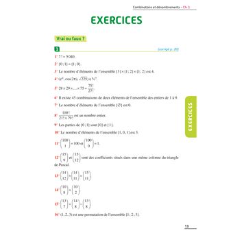 Exos Résolus Spécialité Maths (+ Maths expertes) Terminale