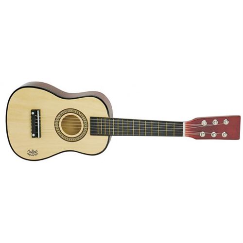 Non Communiqué Beige Guitare En Bois Naturel Vilac