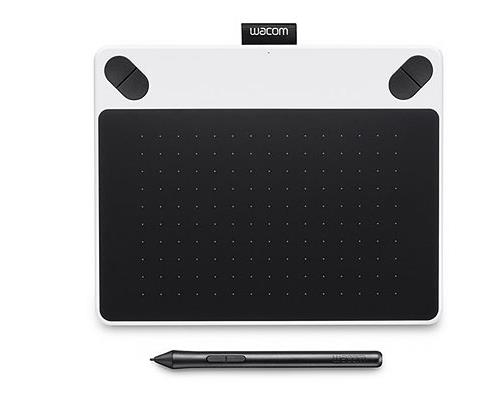 Tablette Graphique Wacom Intuos Draw Pen Small Blanc