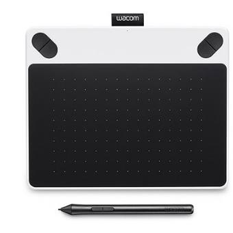 Tablette Graphique Wacom Intuos Draw Pen Small Blanc