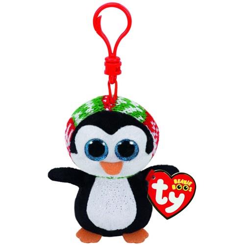Porte-clés peluche Penelope le Pingouin Beanie Boo’s Ty 8,5 cm
