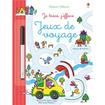 Je trace, J'efface - Jeux de voyage