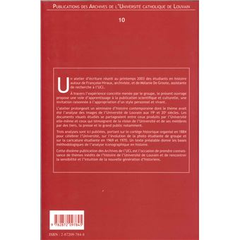 Images de l'Université et des étudiants de Louvain (1834-1970)